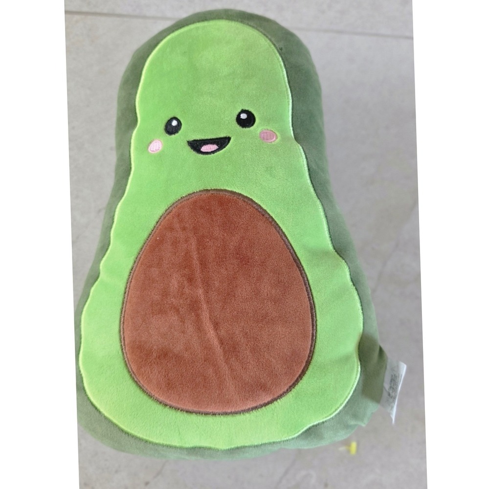 The Beauty Collective Avocado Plush Weighted Glass Bead Filling Green Nursery